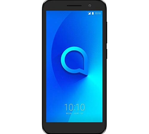 Alcatel 5033D 1 2019, Smartphone - Pantalla 5" - Cámara trasera 5MP y frontal (selfie) 2MP - Memoria 8GB ROM + 1 RAM - Negro [Versión ES/PT]