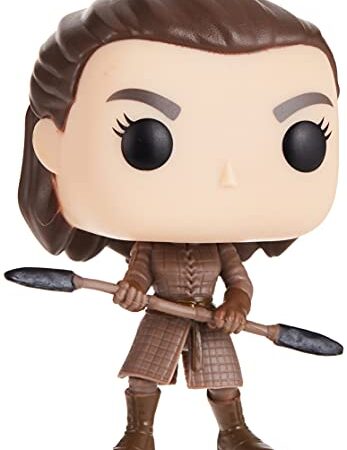 Funko - Pop! TV: Game of Thrones - Arya w/Two Headed Spear Figura Coleccionable, Multicolor (44819)