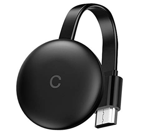 G12 - Receptor de pantalla inalámbrico HDMI para Chromecast Google Pusher, color negro