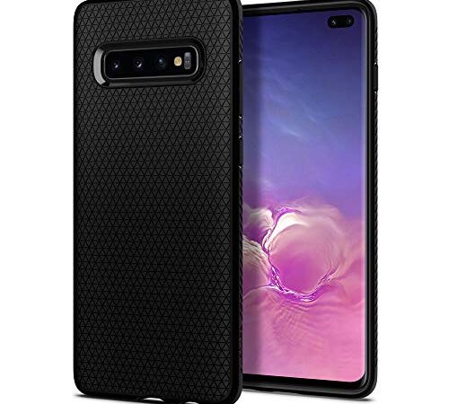 Spigen Funda Liquid Air Compatible con Samsung Galaxy S10 Plus - Negro