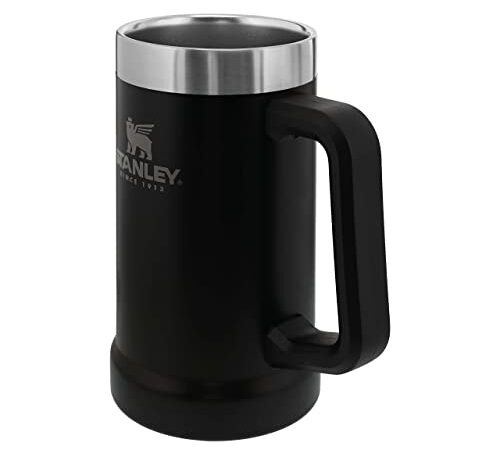 Stanley Adventure Vacuum Stein, Unisex-Adult, Negro Mate 2020, 1 Unidad (Paquete de 1)