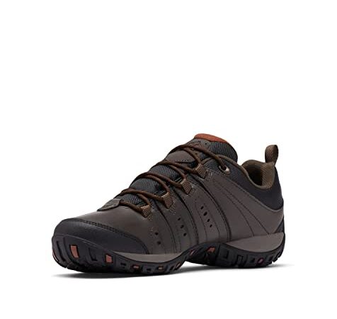 Columbia Woodburn 2 Waterproof (Impermeable) Zapatos de Senderismo Bajos Hombre, Marrón (Cordovan x Cinnamon), 43 EU