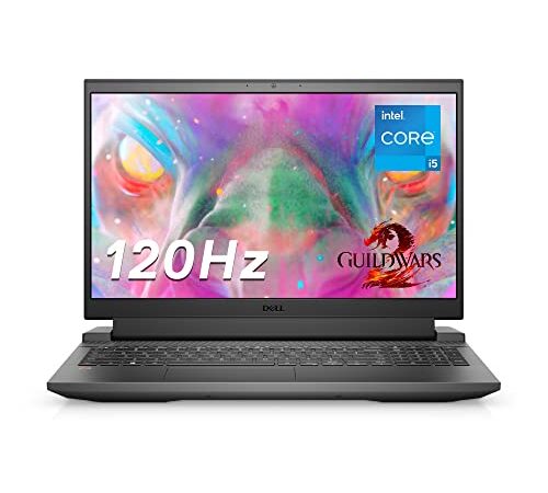 Dell Gaming G15 5510 - Ordenador Portátil Gaming de 15,6'' Full HD 120Hz (Intel Core i5-10500H, NVIDIA GeForce RTX 3050Ti, 8GB RAM, 512GB SSD, Ubuntu Linux), Gris Oscuro - Teclado QWERTY Español