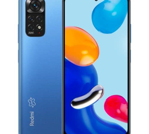 Xiaomi Redmi Note 11 - Smartphone (4 + 128 GB, Pantalla AMOLED FHD+ 6,43 Pulgadas, 90 Hz, Snapdragon 680, cámara de 50 MP, 5000 mAh, Twilight Blue