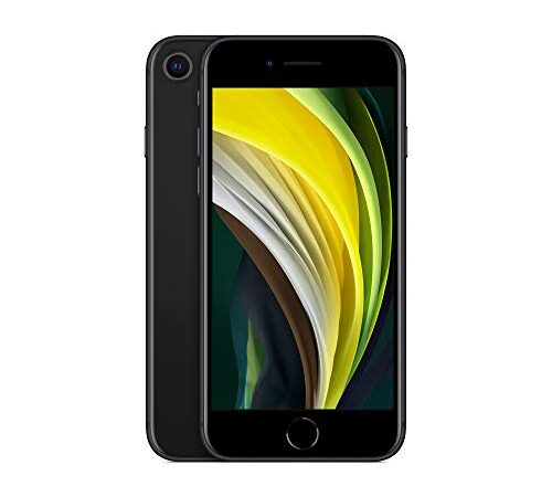 Apple iPhone SE (256 GB) - en Negro (Incluye Earpods, Adaptador de Corriente)