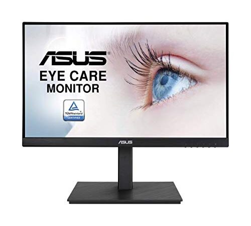 ASUS VA229QSB Monitor Eye Care ASUS VA229QSB: 21.5 pulgadas, FHD (Full HD 1920 x 1080), 75 Hz, Adaptive-Sync/FreeSync, DisplayPort, HDMI, Eye Care, Filtro de luz azul, Antiparpadeo, Soporte ergonómico