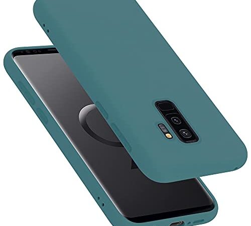 Cadorabo Funda para Samsung Galaxy S9 Plus en Liquid Verde - Cubierta Proteccíon de Silicona TPU Delgada e Flexible con Antichoque - Gel Case Cover Carcasa Ligera