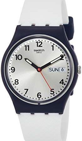 Swatch Reloj Digital de Cuarzo Unisex con Correa de Silicona – GN720