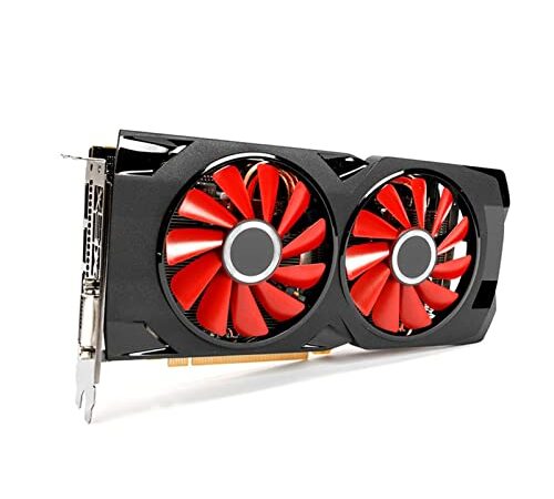 Video Screen Cards RX 570 4GB GPU Fit for AMD Radeon RX570 4GB Graphics Cards PUBG Computer Game Map HDMI PCI-E X16 Fan Graphics Card