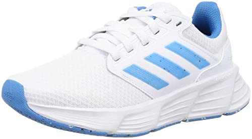 adidas Galaxy 6, Sneaker Mujer, Multicolor (Cloud White/Pulse Blue/Core Black), 39 1/3 EU