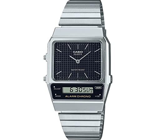 Casio Reloj Análogico-Digital para Hombres de Cuarzo con Correa en Acero Inoxidable AQ-800E-1AEF