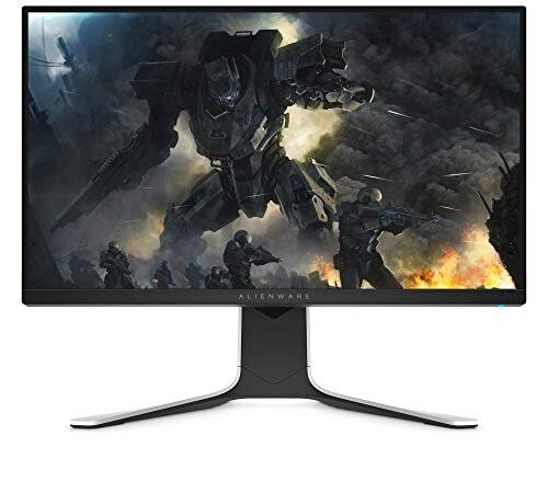 DELL ALIENWARE AW2720HFA - Monitor Gaming de 27'' FullHD (1920 x 1080, IPS LED, 16:9, HDMI x2, DisplayPort x1, 1ms, 240 Hz, AMD FreeSync Premium, NVIDIA G-SYNC compatible, AlienFX), Lunar Light