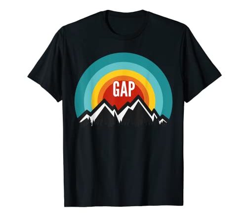 Gap, diseño retro vintage de puesta de sol Camiseta