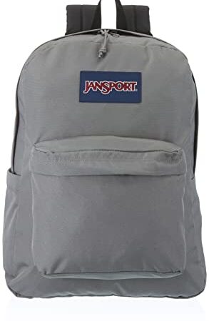 JanSport Selection SuperBreak Plus - Mochila con compartimento para portátil (15", 42 cm), color gris, gris grafito