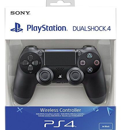 Playstation Sony - Dualshock 4 V2 Mando Inalámbrico, Color Negro V2 (PS4)