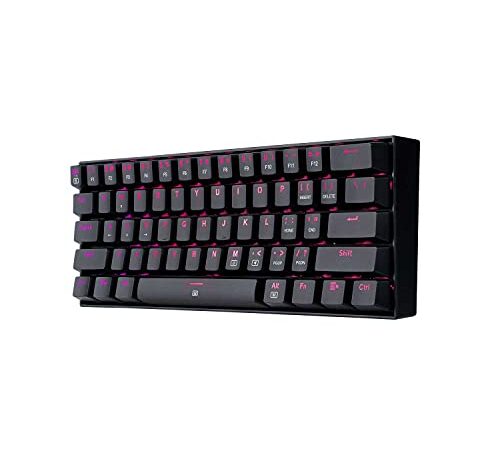 Redragon Dragonborn RGB - Teclado Mecánico Gaming - Switches Red - Cable USB Desmontable - Negro (Black)