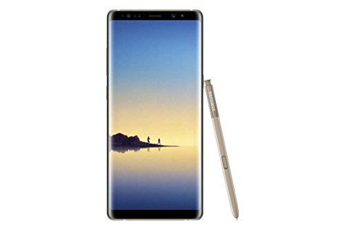 Samsung Galaxy Note 8, Smartphone de 6.3" (4G, escáner de iris, Exynos 8895 Octacore 2.3 GHz y 1.7 GHz, 64 GB, 6 GB de RAM, cámara dual de 12 MP/8MP, Android), Maple Gold