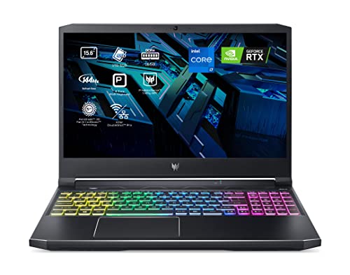 Acer Predator Helios 300 PH315-54 - Ordenador Portátil Gaming 15.6" Full HD (Intel Core i7-11800H, 16GB RAM, 1TB SSD, NVIDIA RTX 3060, Sin Sistema Operativo) Color Negro - Teclado QWERTY español