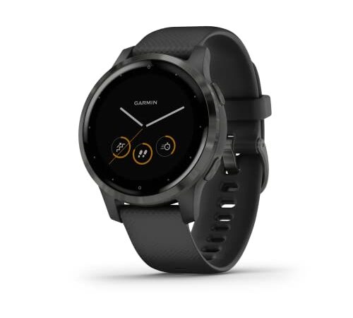 Garmin Vívoactive 4s, Reloj Inteligente, Contactos, Unisex Adulto, Negro, S