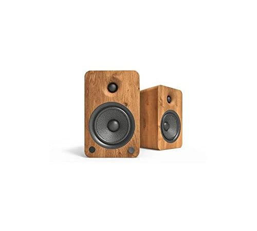 Kanto YU6WALNUT-FG - Altavoz De 2 vías 100 W marrón Inalámbrico y alámbrico - Altavoces (De 2 vías, Inalámbrico y alámbrico, 100 W, 50-20000 Hz, Bluetooth, marrón)