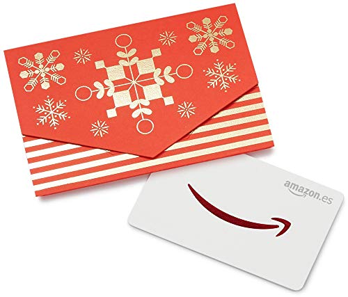 Tarjeta Regalo Amazon.es - Mini sobre rojo y oro