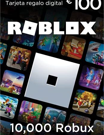 Tarjeta regalo de Roblox - 10,000 Robux [incluye un objeto virtual exclusivo] [código de juego en línea]