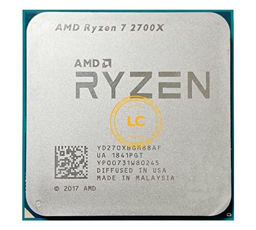 componentes informaticos Ryzen 7 2700X R7 2700X 3,7 GHz Ocho núcleos Dieciséis Hilos 16M 105W CPU Procesador YD270XBGM88AF Socket AM4 Precisión de fabricación