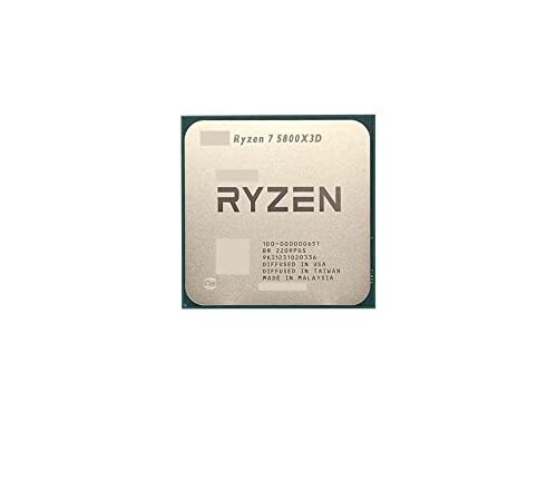 componentes informaticos Ryzen 7 5800X3D R7 5800X3D 3,4 GHz CPU de procesador de 8 núcleos 16 Hilos 7NM L3 = 96M 100-000000651 Soket AM4 Disegel Tetapi Tanpa Kipas Precisión de fabricación