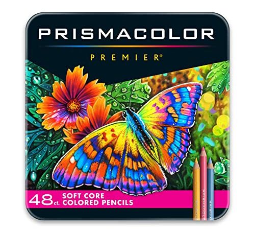 Prismacolor Premier color matita impostato 48/Tin-W/due Bonus Artstix